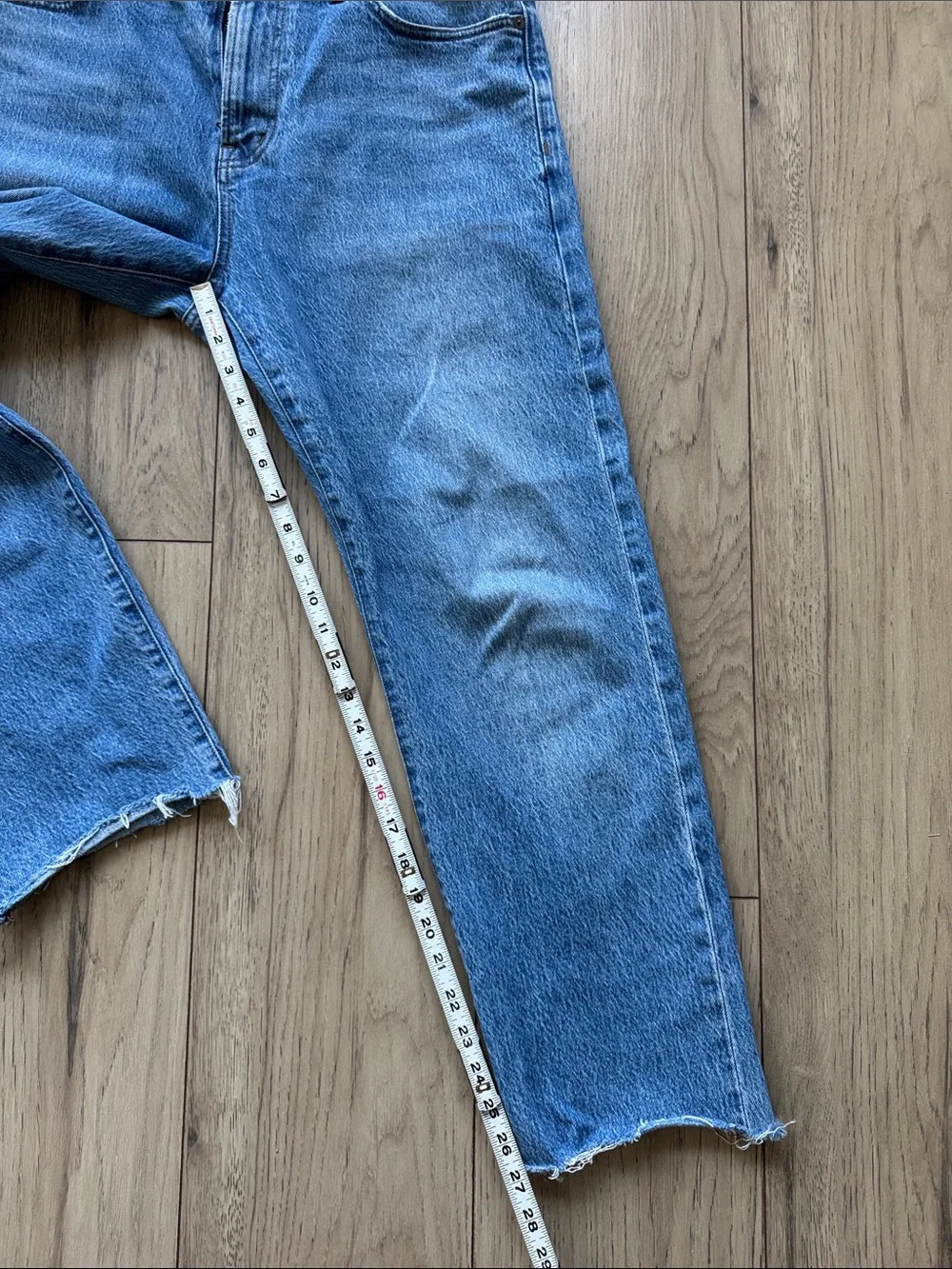 Madewell 1991 Straight Light Blue Jeans Men’s Size 33 Flat Front Denim Pockets